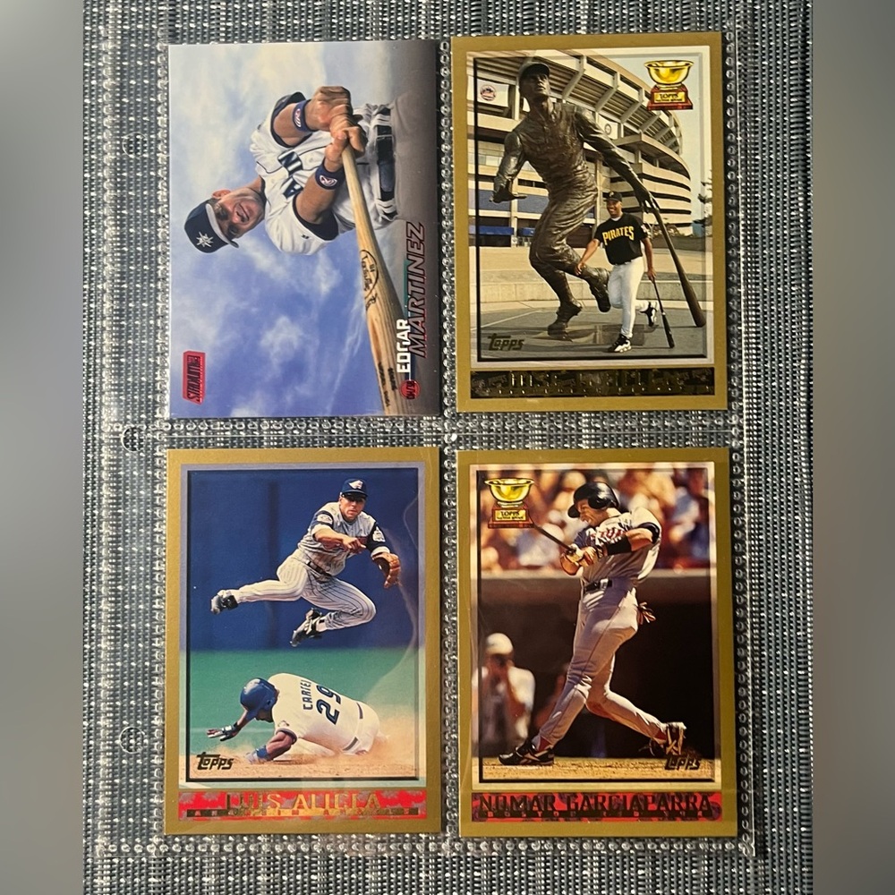 4 Different Players ⚾️ Topp’s MLB Baseball Cards, Unique Fun Photos Lot of 4